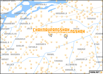 map of Chak Naurang Shāh