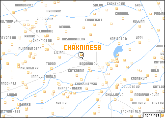 map of Chak Nine SB