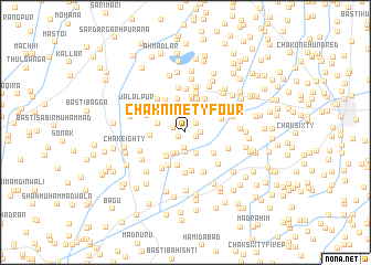 map of Chak Ninety-four