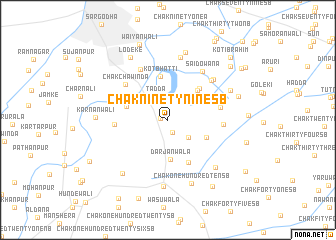 map of Chak Ninety-nine SB