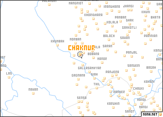 map of Chak Nūr