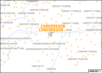 map of Chak One D-NB