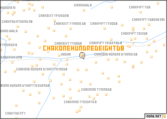 map of Chak One Hundred Eight DB