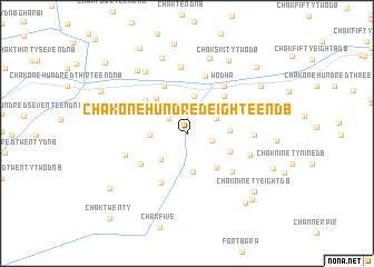 map of Chak One Hundred Eighteen DB