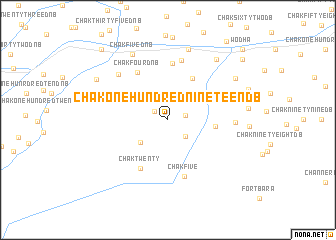 map of Chak One Hundred Nineteen DB