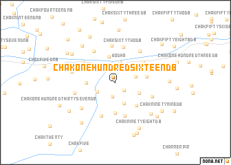 map of Chak One Hundred Sixteen DB