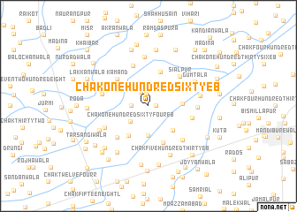 map of Chak One Hundred Sixty EB