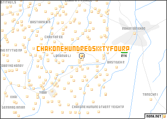 map of Chak One Hundred Sixty-four P