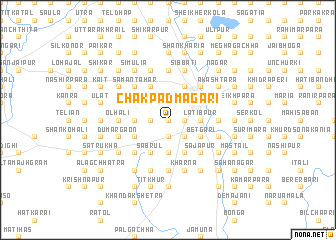 map of Chak Padmagāri