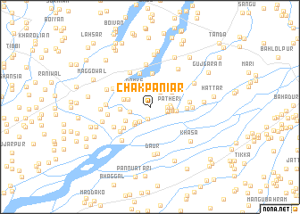 map of Chak Paniār