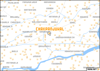 map of Chak Panjuwāl