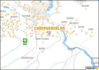 map of Chakpura Kalān