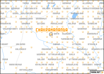map of Chak Rāmānanda