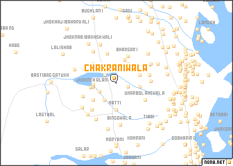 map of Chakrānīwāla