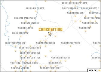 map of Châkrei Ting