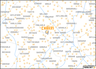 map of Chakri