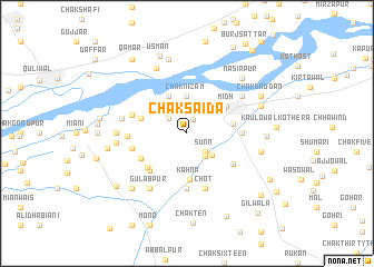 map of Chak Saida