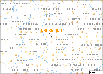 map of Chak Saida