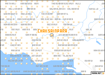 map of Chak Sāinpāra