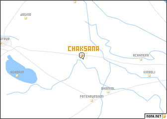 map of Chak Sāna