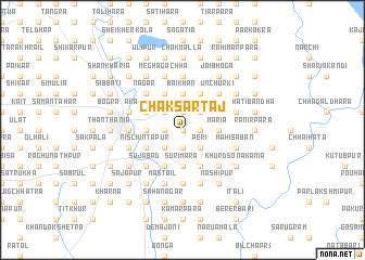 map of Chak Sartāj