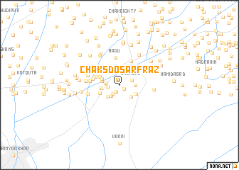 map of Chak S D O Sarfrāz