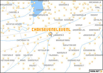 map of Chak Seven-Eleven L