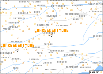 map of Chak Seventy-one