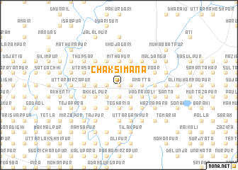 map of Chak Simāna