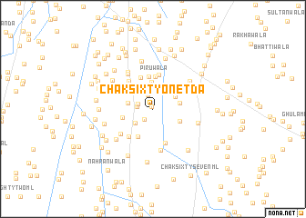 map of Chak Sixty-one TDA