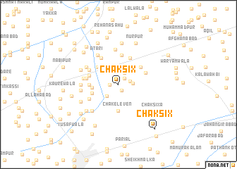 map of Chak Six