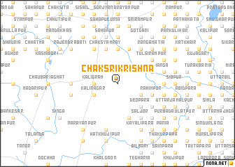 map of Chak Srikrishna