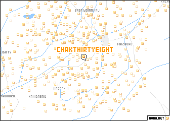 map of Chak Thirty-eight