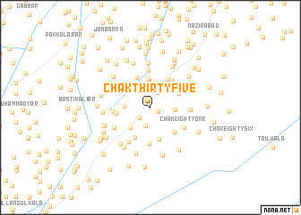 map of Chak Thirty-five