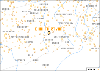 map of Chak Thirty-one