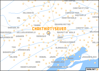 map of Chak Thirty-seven