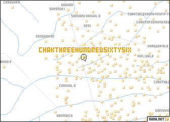 map of Chak Three Hundred Sixty-six