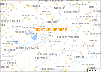 map of Chak Twelve-One R