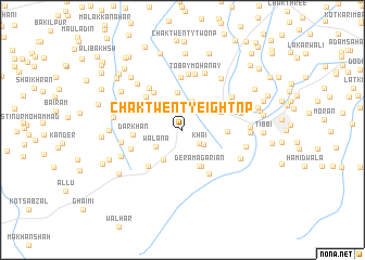 map of Chak Twenty-eight NP