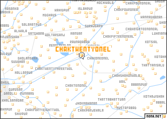 map of Chak Twenty-One L