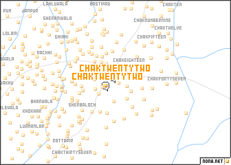 map of Chak Twenty-two