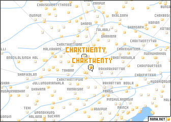 map of Chak Twenty