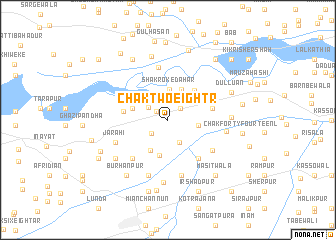 map of Chak Two-Eight R