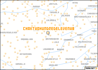 map of Chak Two Hundred Eleven WB