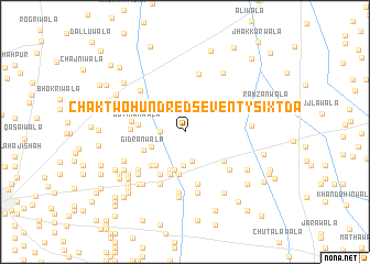 map of Chak Two Hundred Seventy-six TDA