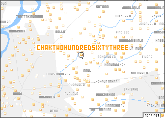 map of Chak Two Hundred Sixty-three
