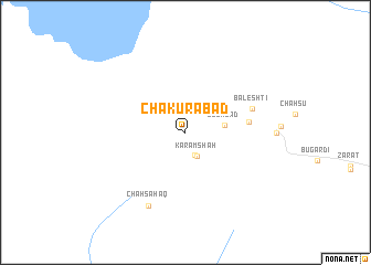 map of Chakūrābād