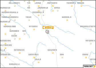 map of Chaku