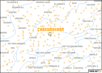 map of Chak Waskhan