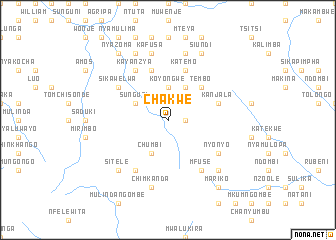 map of Chakwe